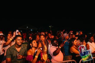 Crowd at Da-Wap CayJam Entertainment Event